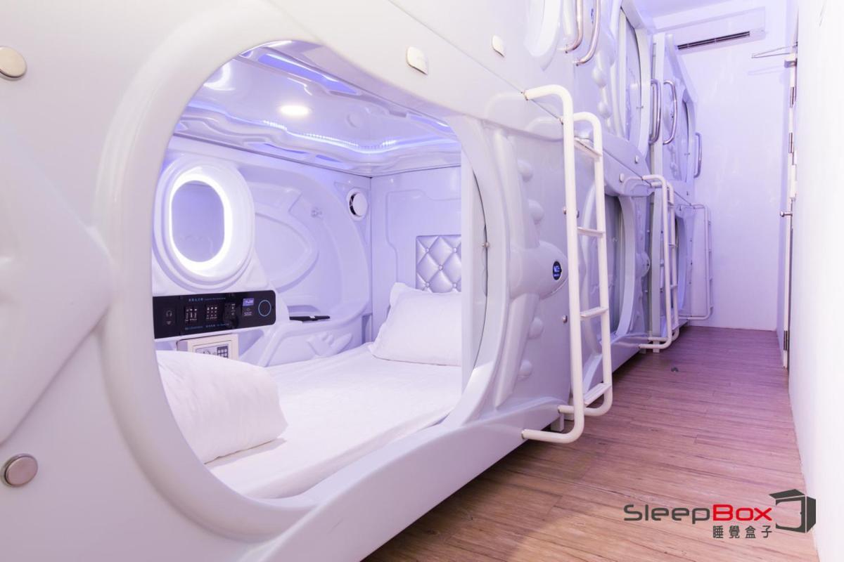 Sleepbox Hostel Тайбэй Экстерьер фото